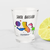 Santa Barbara Shot Glass Shot Glas (Voorkant)