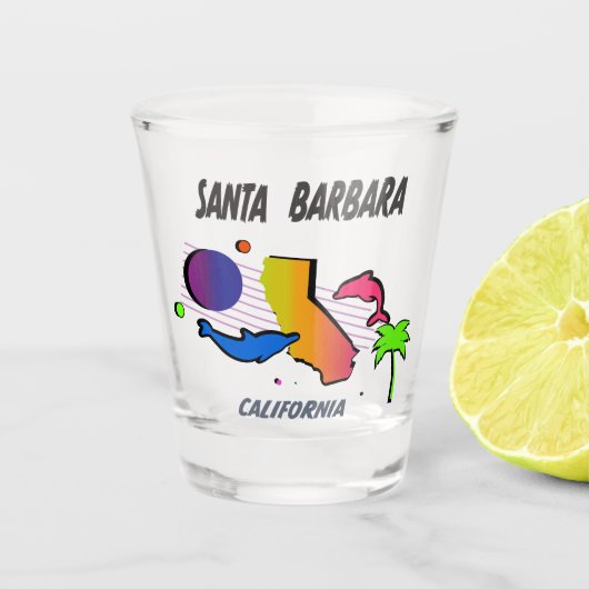 Santa Barbara Shot Glass Shot Glas (Voorkant)