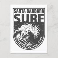 Santa Barbara Surf Club California Emblem