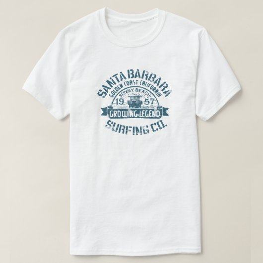 SANTA BARBARA SURFING CO. T-shirt (Design voorkant)