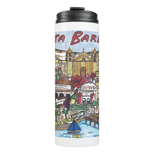 Santa Barbara Thermal Tumbler Thermosbeker (Voorkant)