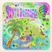 Santa Barbara Timeless Melody Coaster Kartonnen Onderzetters (Voorkant)