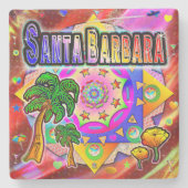 Santa Barbara Tropical Friends Onderzetter (Voorkant)