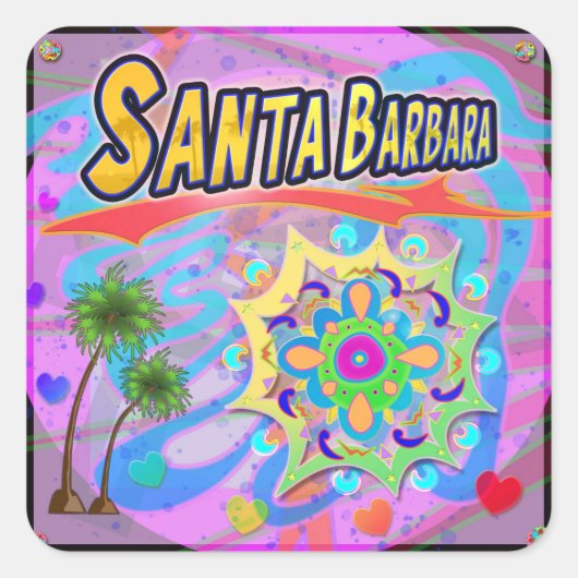 Santa Barbara True Progress Sticker (Voorkant)