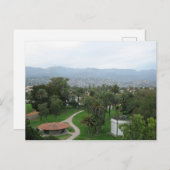 Santa Barbara Uitzicht vanaf SBCC Briefkaart (Voorkant / Achterkant)