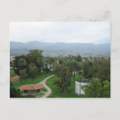 Santa Barbara Uitzicht vanaf SBCC Briefkaart (Voorkant)