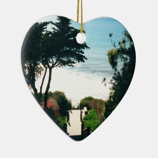 Santa Barbara Uitzichten Keramisch Ornament (Rechts)