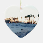 Santa Barbara Uitzichten Keramisch Ornament (Achterkant)