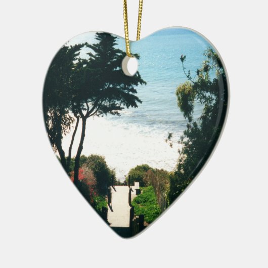 Santa Barbara Uitzichten Keramisch Ornament (Links)