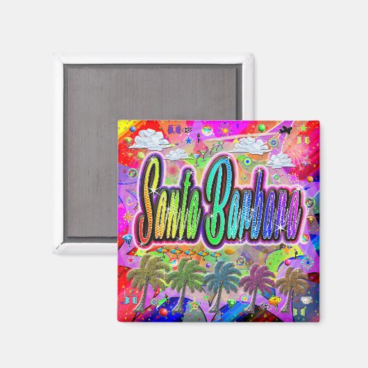 Santa Barbara Vista Express Magnet (Voorkant / Achterkant)