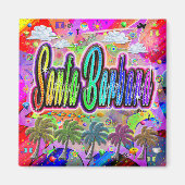 Santa Barbara Vista Express Magnet (Voorkant)