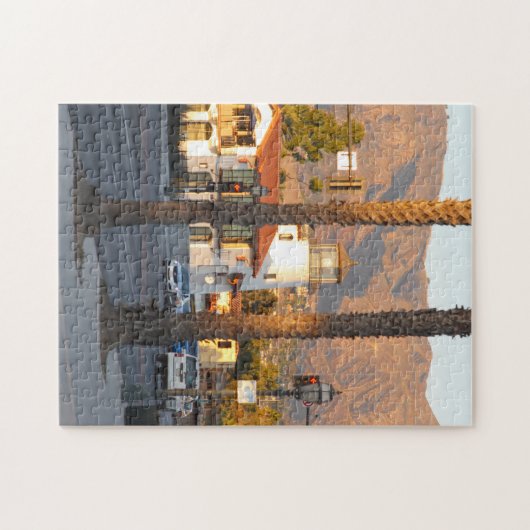 Santa Barbara vuurtoren, Californië 252-pc Legpuzzel (Horizontaal)