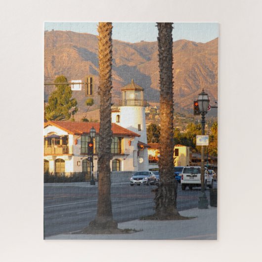Santa Barbara vuurtoren, Californië 520-pc Legpuzzel (Verticaal)