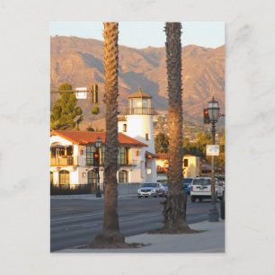 Santa Barbara vuurtoren, Californië Briefkaart