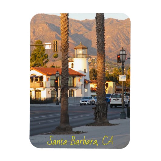 Santa Barbara vuurtoren, Californië Magneet (Verticaal)