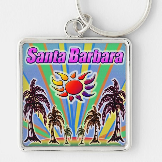 Santa Barbara Zomerliefde Sleutelhanger (Voorkant)