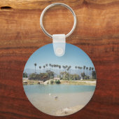 Santa Barbara's strand Sleutelhanger (Voorkant)