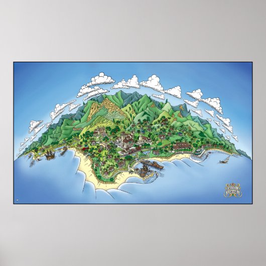 Santa Barbaratopia Poster (Voorkant)