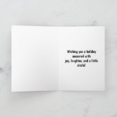 Santa Barbecue Christmas Kaart (Binnen)