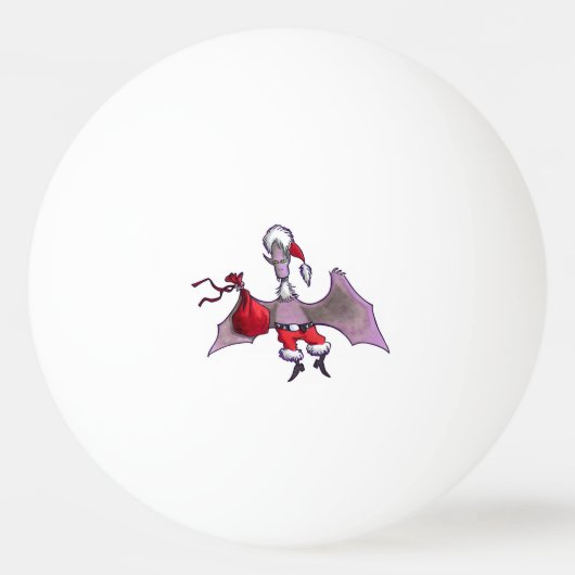 Santa Bat 1-sterren ping pong bal Pingpongbal (Voorkant)