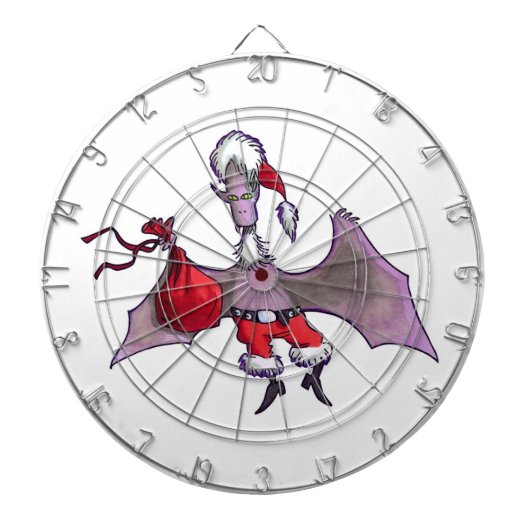 Santa Bat dartboard Dartbord (Voorkant)