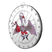 Santa Bat dartboard Dartbord (Voorkant Rechts)