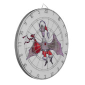 Santa Bat dartboard Dartbord (Voorkant Links)