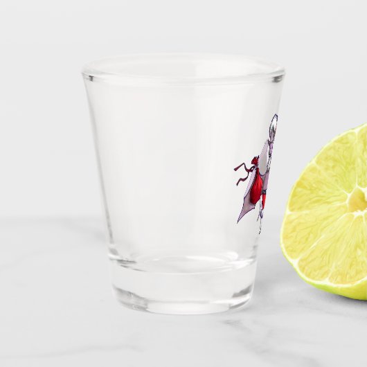 Santa Bat schot glas (Links)