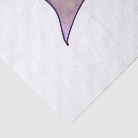 Santa Bat wit tissuepapier groot (Detail)