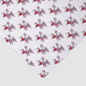 Santa Bat wit tissuepapier klein (Detail)