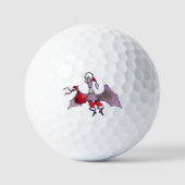 Santa Bat witte waarde golfballen 12 pk (Voorkant)
