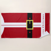 Santa Beach handdoek (Voorkant)