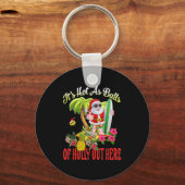 Santa Beach Heet Als Van Hulst Kerstmis In Juli Gr Sleutelhanger (Voorkant)