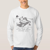 Santa Beach Time lange hoes shirt (Voorkant)
