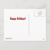 Santa Beagle Christmas card Feestdagenkaart (Achterkant)