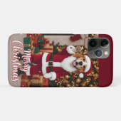 Santa Beagle Prettig Kerstfeest - Beagle Kerstmis  Case-Mate iPhone Case (Achterkant (horizontaal))