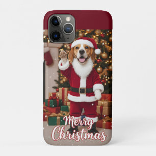 Santa Beagle Prettig Kerstfeest - Beagle Kerstmis  Case-Mate iPhone Case