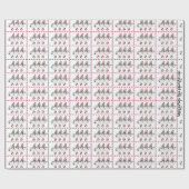 Santa Beagles die papier verpakt. (Vlak)