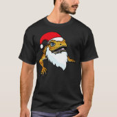 Santa Bearded Dragon T-shirt (Voorkant)