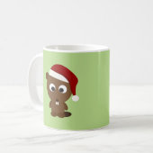 Santa Beaver Koffiemok (Voorkant links)