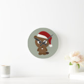 Santa Beaver Ronde Klok (Huis)