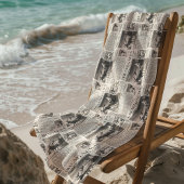 Santa Beer Breaking News Krant Kerstherten Strandlaken