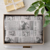 Santa Beer Breaking News Krant Kerstherten Tissuepapier (Geschenk)