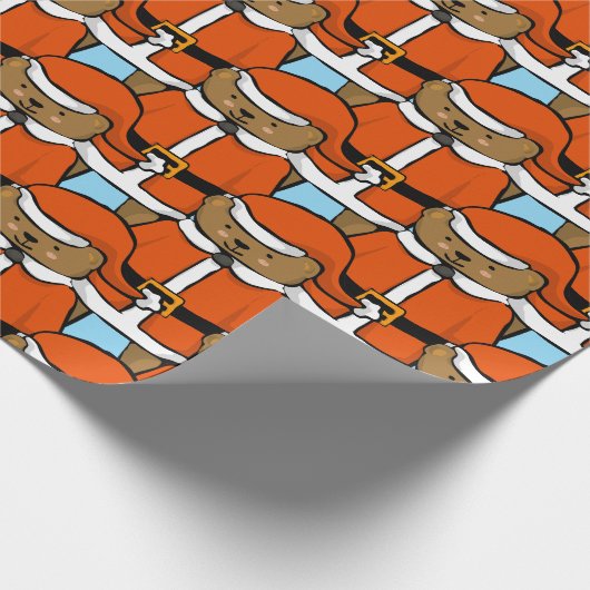 Santa Beer Cadeaupapier (Hoek)