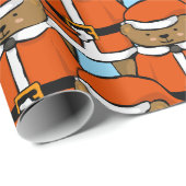 Santa Beer Cadeaupapier (Rol Hoek)