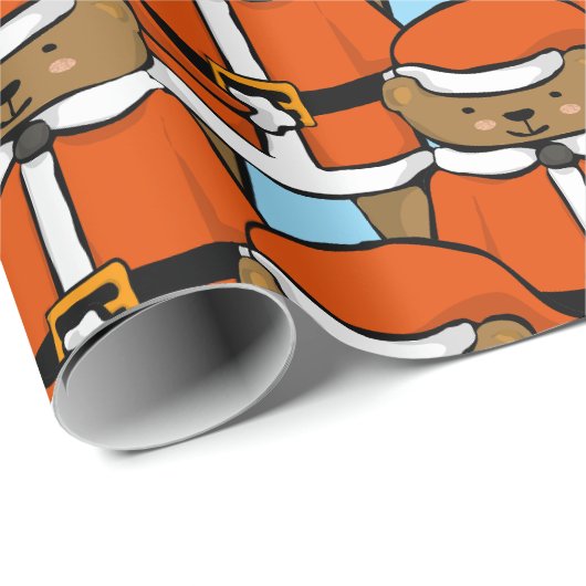 Santa Beer Cadeaupapier (Rol Hoek)