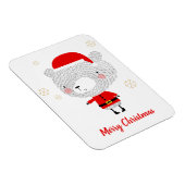 Santa Beer Doodles Magneet (Rechterzijde)