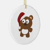 Santa Beer Keramisch Ornament (Rechts)