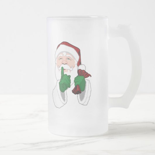 Santa Beer Mok Feestelijke Kerstmis Santa Glasses  (Rechts)