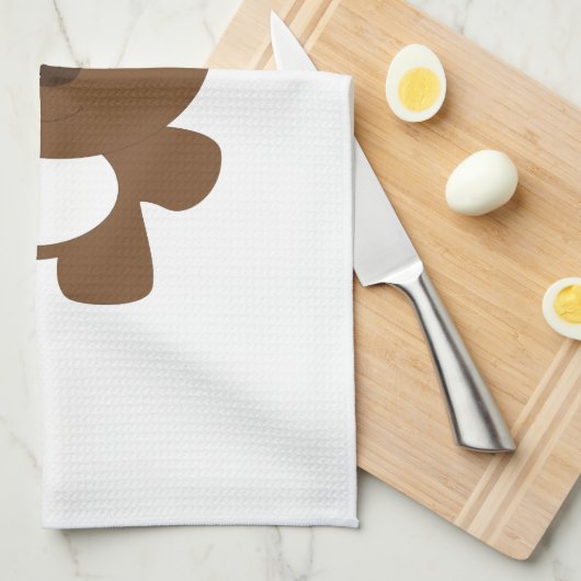 Santa Beer Theedoek (Quarter Fold)